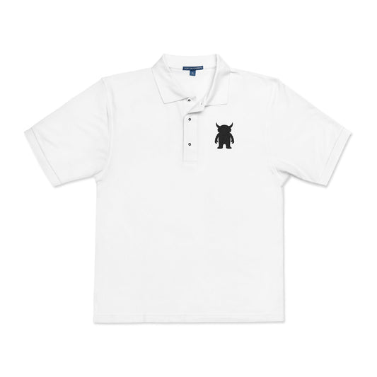 Mumbrax Essentiell Unisex white Polo Shirt